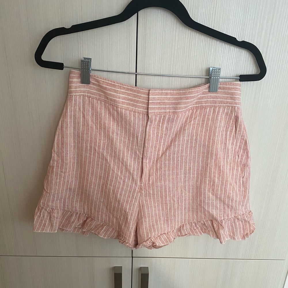 CLUB MONACO pink striped shorts